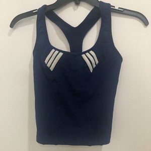 NWOT Racerback Navy Blue Sports Top 🌹